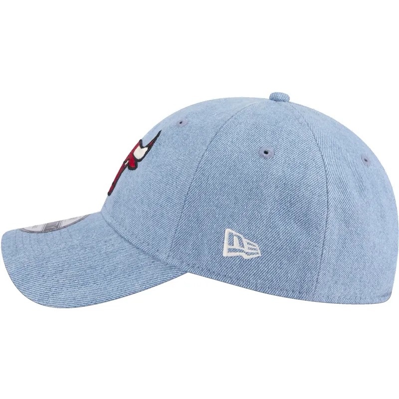 cap-ivelt-sin-reguliruema-lenta-9twenty-washed-denim-chicago-bulls-nba-new-era