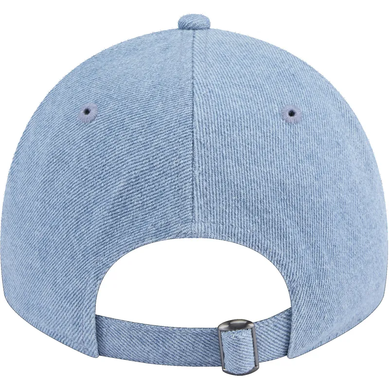sapkak-ivelt-kek-allithato-9twenty-washed-denim-los-angeles-lakers-nba-new-era