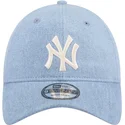 sapkak-ivelt-kek-allithato-9twenty-washed-denim-new-york-yankees-mlb-new-era