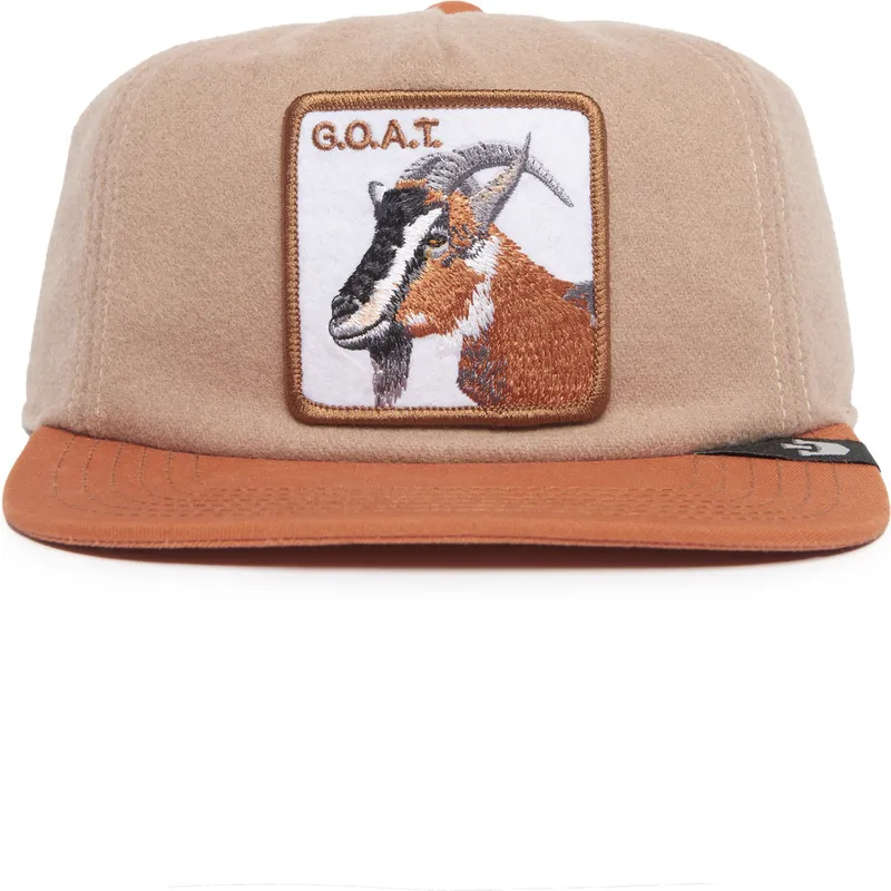 sapkak-lapos-barna-snapback-goat-alpine-base-the-farm-flats-the-farm-goorin-bros