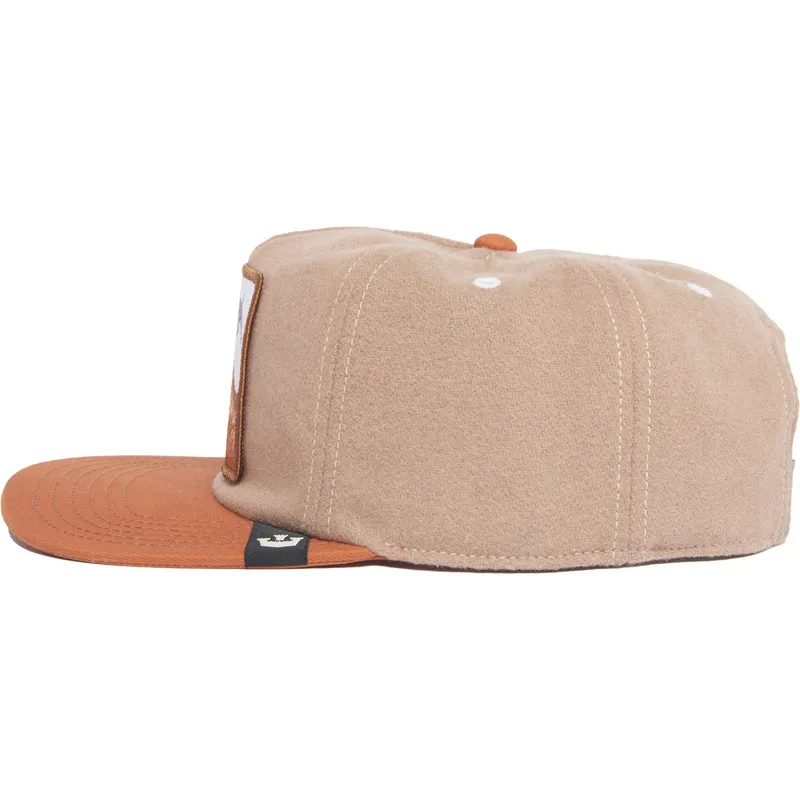 sapkak-lapos-barna-snapback-goat-alpine-base-the-farm-flats-the-farm-goorin-bros