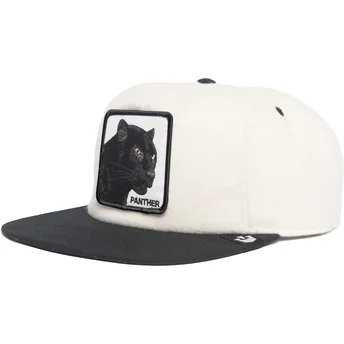 Sapkák lapos fehér snapback Black Panther Stealth Explorer The Farm Flats The Farm Goorin Bros.