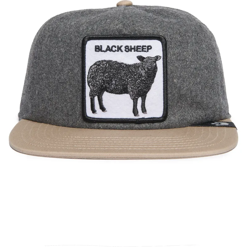 sapkak-lapos-szurke-snapback-marron-black-sheep-flock-mountain-the-farm-flats-the-farm-goorin-bros