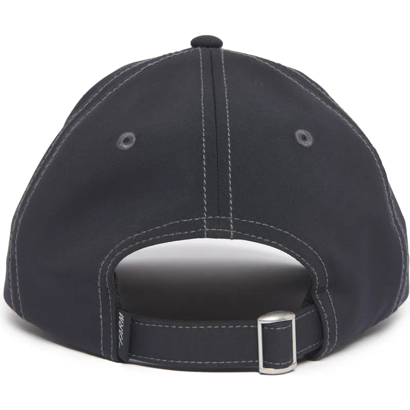 svart-justerbar-kurvad-keps-fjaril-long-live-the-queen-the-farm-lady-balls-fran-goorin-bros