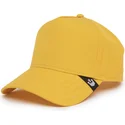 gelbe-curved-snapback-kappe-the-farm-nude-von-goorin-bros