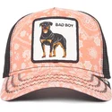sapkak-ivelt-rozsaszin-snapback-perro-rottweiler-bad-boy-lovesexy-the-farm-paisley-the-farm-de-goorin-bros