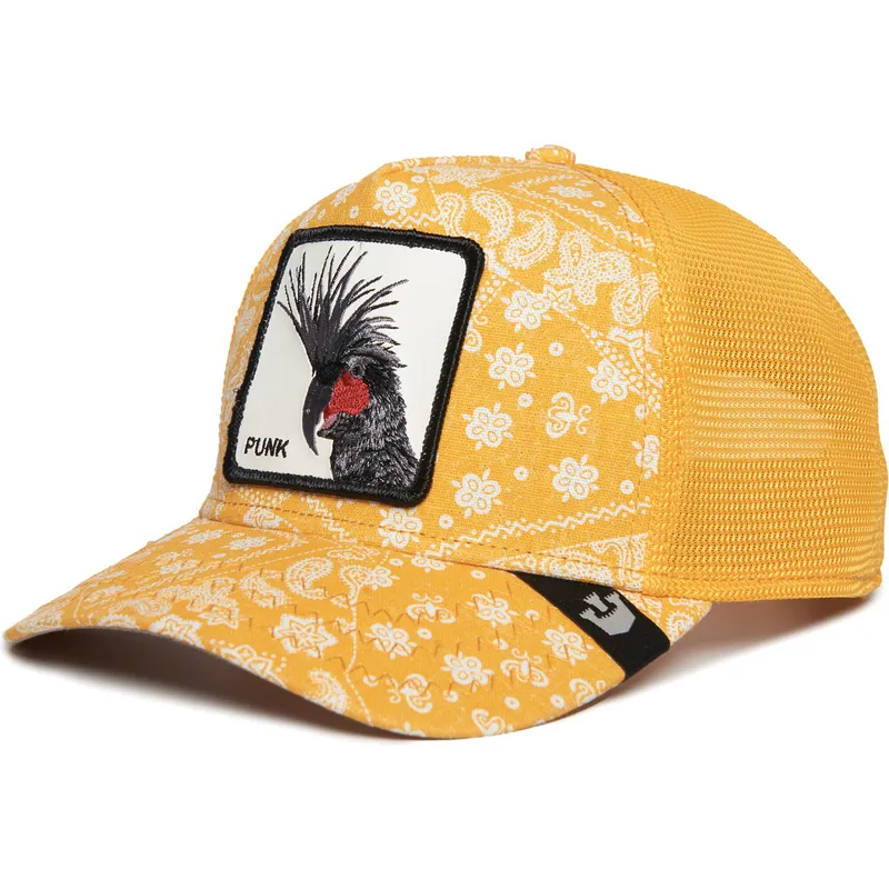 sapkak-ivelt-sarga-snapback-punk-spray-paint-arch-the-farm-paisley-the-farm-goorin-bros