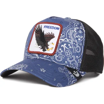 Sapkák ívelt sötétkék snapback Freedom A the W in a D The Farm Paisley The Farm Goorin Bros.