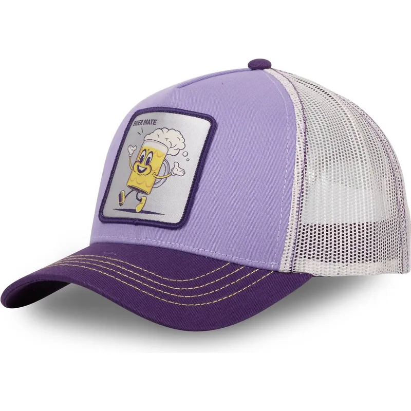 violette-trucker-kappe-bier-beer-mate-bee-cocktails-von-capslab