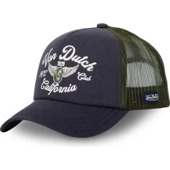 Sapkák ívelt szürke snapback CREW11 Von Dutch