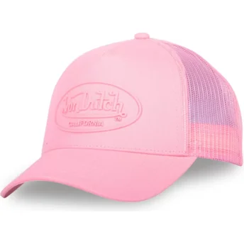Von Dutch rosa Trucker-Kappe LOG03