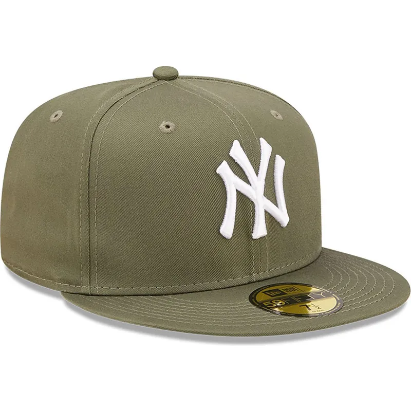 sapkak-lapos-zold-illesztett-59fifty-league-essential-new-york-yankees-mlb-new-era