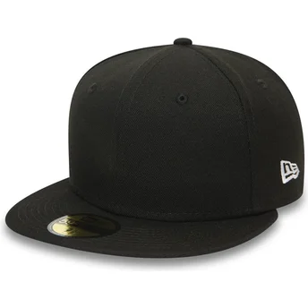 Svart platt keps justerad 59FIFTY Essential från New Era