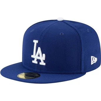 Sapkák lapos kék illesztett 59FIFTY Authentic On Field Game Los Angeles Dodgers MLB New Era