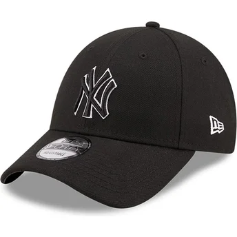 Sapkák ívelt fekete állítható 9FORTY Pop Outline New York Yankees MLB New Era