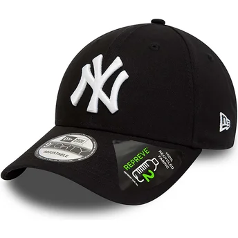 Cap ívelt черен регулируема лента 9FORTY REPREVE League Essential New York Yankees MLB New Era