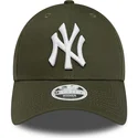 cap-ivelt-zelen-reguliruema-lenta-9forty-league-essential-new-york-yankees-mlb-new-era