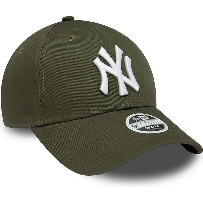 gron-justerbar-kurvad-keps-for-dam-9forty-league-essential-fran-new-york-yankees-mlb-av-new-era