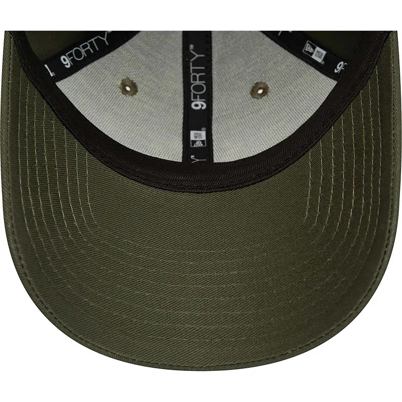 gron-justerbar-kurvad-keps-for-dam-9forty-league-essential-fran-new-york-yankees-mlb-av-new-era