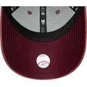 new-era-new-york-yankees-mlb-9forty-jersey-essential-verstellbare-kappe-mit-gebogenem-schirm-in-granatrot-mit-logo-in-granatrot