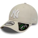 beige-justerbar-bojd-keps-9forty-repreve-league-essential-new-york-yankees-mlb-fran-new-era