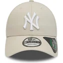 beige-justerbar-bojd-keps-9forty-repreve-league-essential-new-york-yankees-mlb-fran-new-era