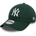 cap-ivelt-zelen-reguliruema-lenta-9forty-league-essential-new-york-yankees-mlb-new-era
