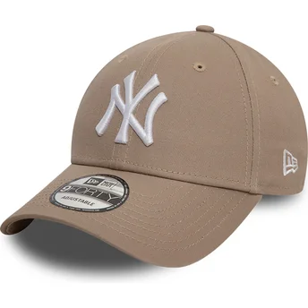 Sapkák ívelt barna állítható pánt claro 9FORTY League Essential New York Yankees MLB New Era