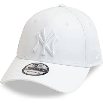 Sapkák ívelt fehér állítható 9FORTY League Essential New York Yankees MLB New Era