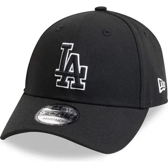 Sapkák ívelt fekete állítható 9FORTY Pop Outline Los Angeles Dodgers MLB New Era