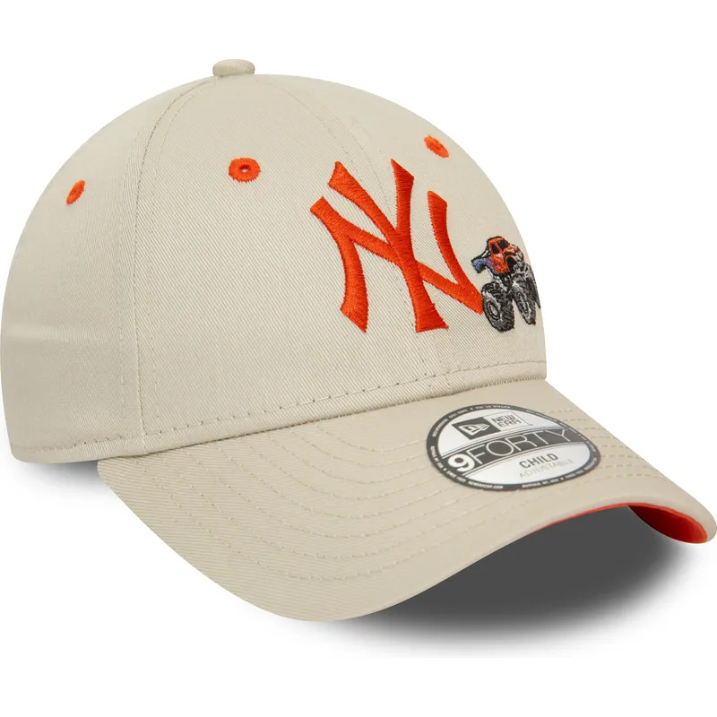 sapkak-ivelt-bezs-allithato-gyereknek-9forty-graphic-monster-truck-new-york-yankees-mlb-new-era