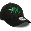 gorra-curva-negra-ajustable-con-logo-verde-para-nino-9forty-graphic-dinosaurio-de-new-york-yankees-mlb-de-new-era