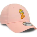 verstellbare-rosa-kinderkappe-9forty-tweety-looney-tunes-von-new-era