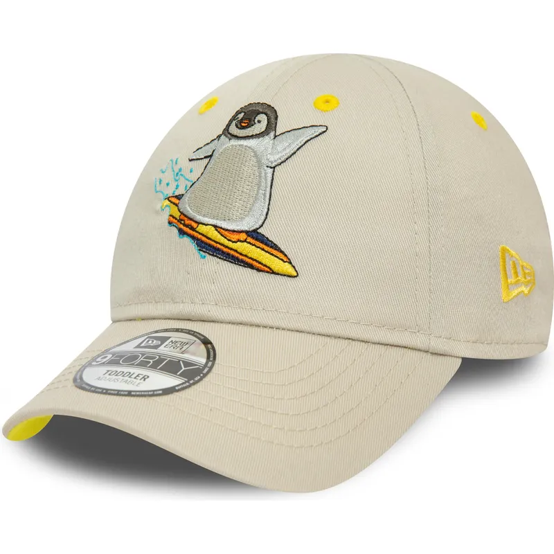 sapkak-ivelt-bezs-allithato-gyereknek-9forty-character-pinguino-new-era