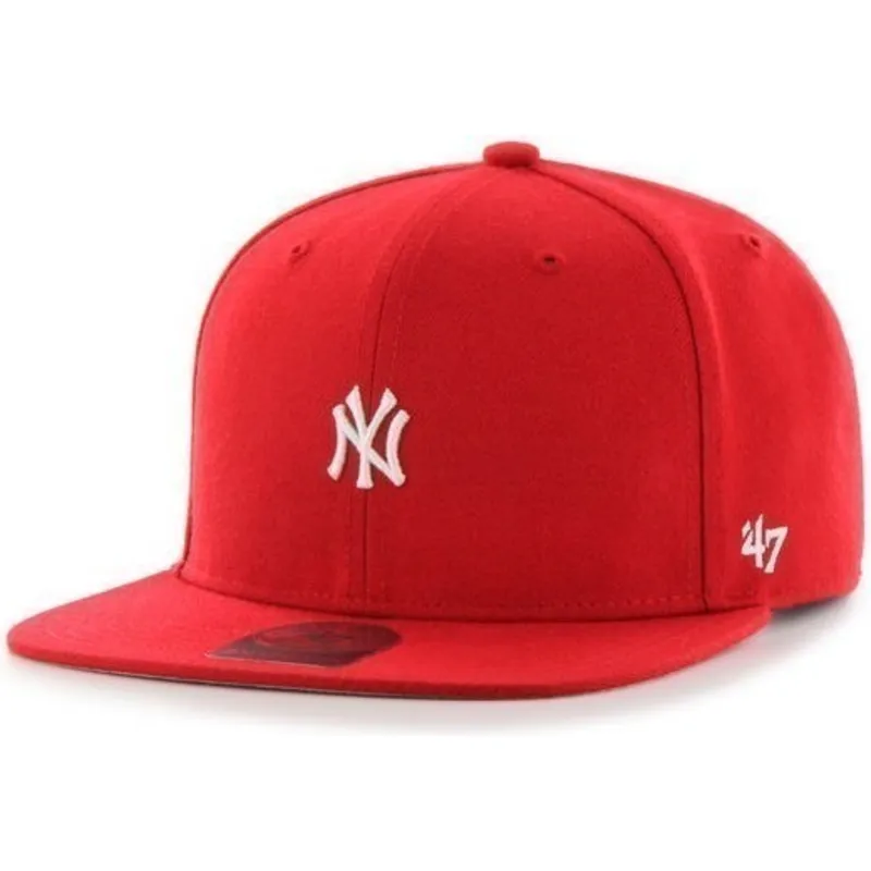 sapkak-lapos-piros-snapback-new-york-yankees-mlb-47-brand