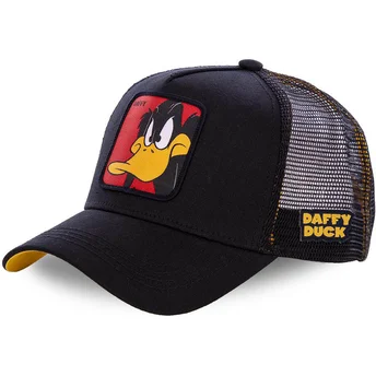 Svart trucker-keps för barn Daffy Duck KID_DAF1 Looney Tunes från Capslab