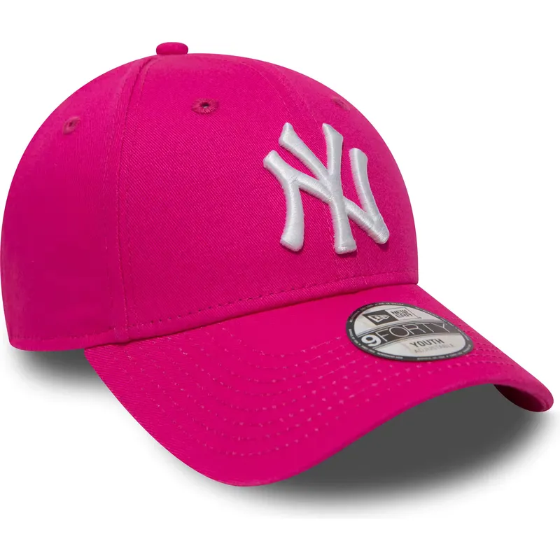 sapkak-ivelt-rozsaszin-allithato-gyereknek-9forty-essential-new-york-yankees-mlb-new-era