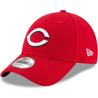 Rote verstellbare Curved Cap 9FORTY The League der Cincinnati Reds MLB von New Era