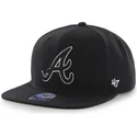 sapkak-lapos-fekete-snapback-atlanta-braves-mlb-47-brand