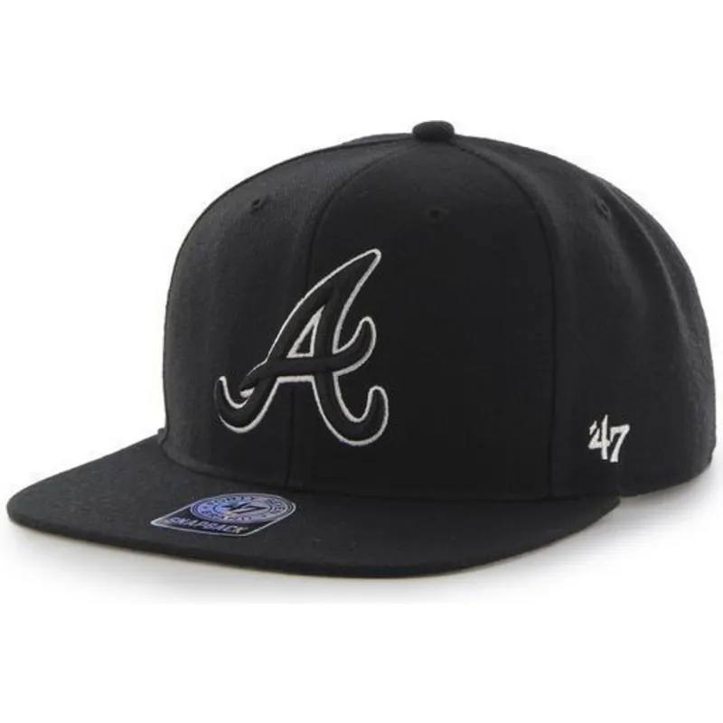 sapkak-lapos-fekete-snapback-atlanta-braves-mlb-47-brand