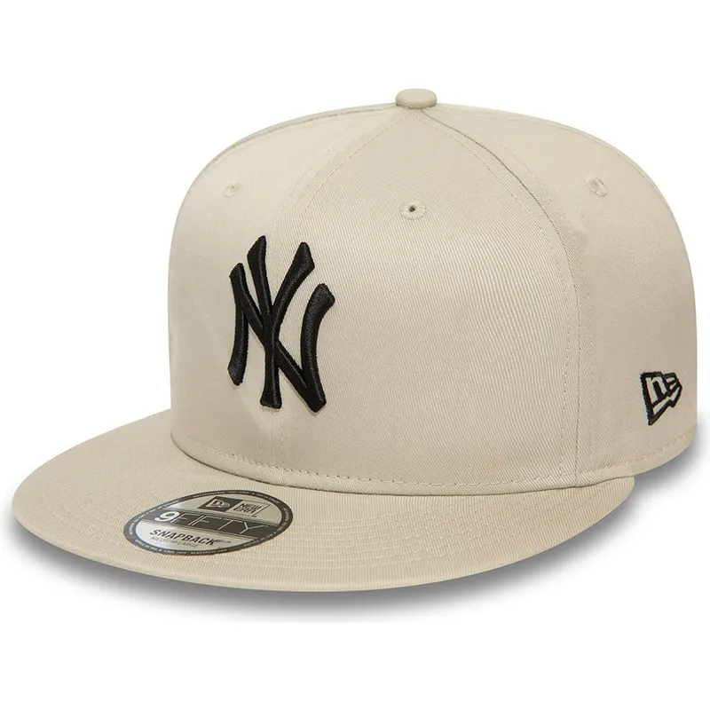 sapkak-lapos-bezs-snapback-9fifty-league-essential-new-york-yankees-mlb-new-era