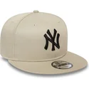sapkak-lapos-bezs-snapback-9fifty-league-essential-new-york-yankees-mlb-new-era
