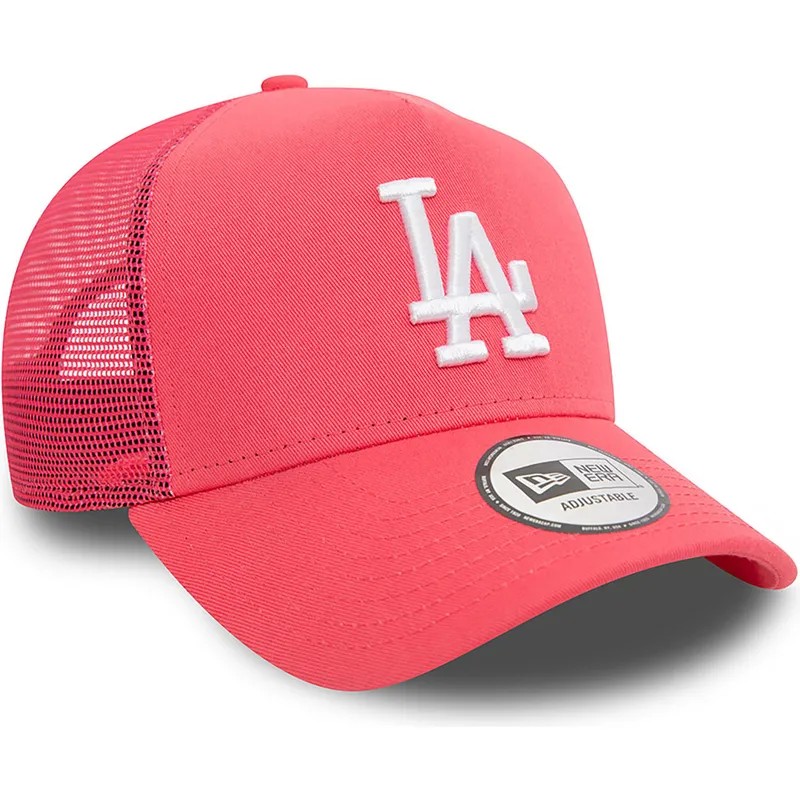 sapkak-ivelt-rozsaszin-snapback-a-frame-league-essential-los-angeles-dodgers-mlb-new-era