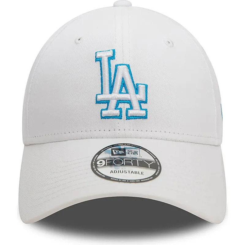 sapkak-ivelt-feher-allithato-9forty-team-outline-los-angeles-dodgers-mlb-new-era