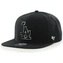 sapkak-lapos-fekete-snapback-los-angeles-dodgers-mlb-47-brand