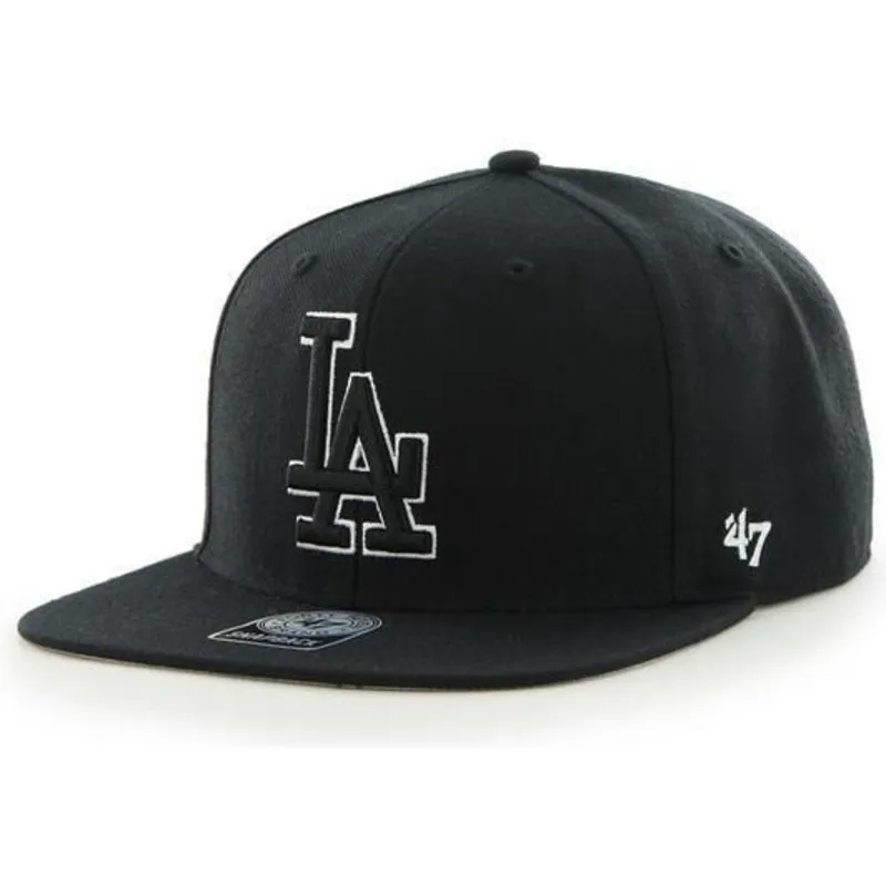 sapkak-lapos-fekete-snapback-los-angeles-dodgers-mlb-47-brand