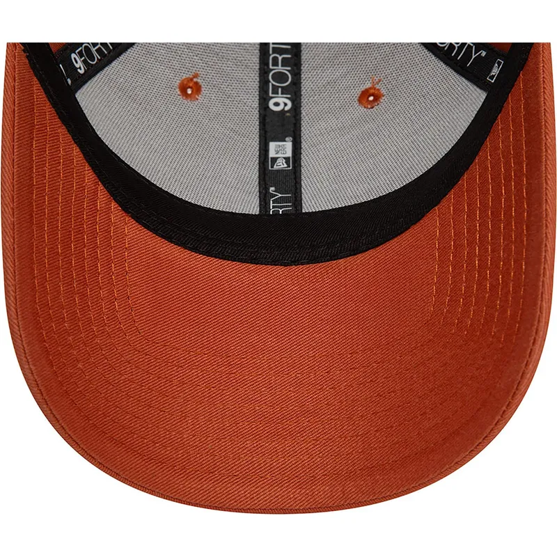 braune-verstellbare-curved-cap-9forty-seasonal-infill-der-los-angeles-dodgers-mlb-von-new-era