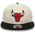 beige-und-schwarze-flache-snapback-kappe-9fifty-logo-der-chicago-bulls-nba-von-new-era