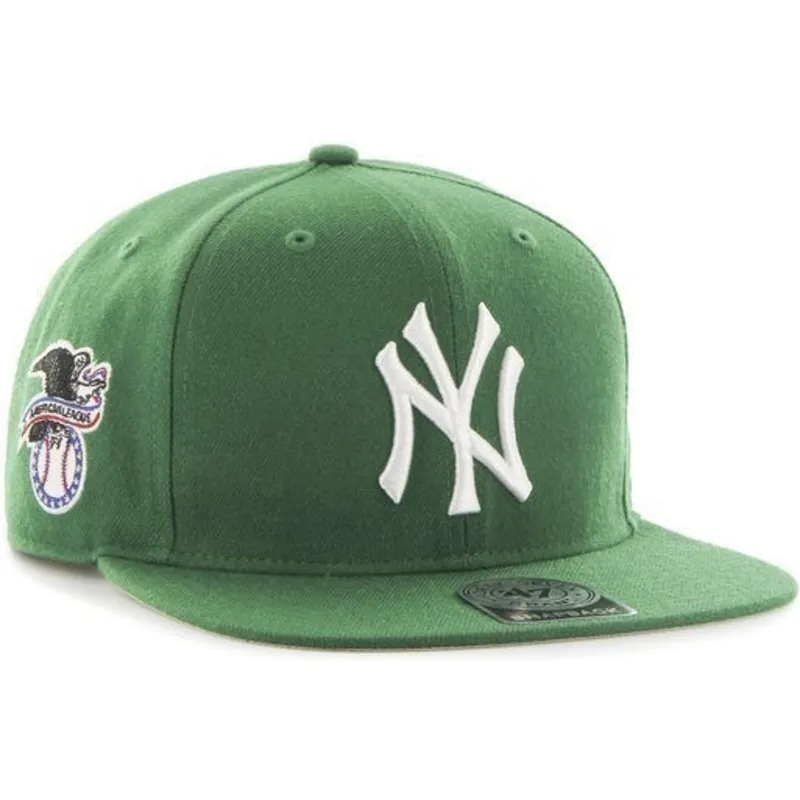 sapkak-lapos-zold-snapback-new-york-yankees-mlb-47-brand