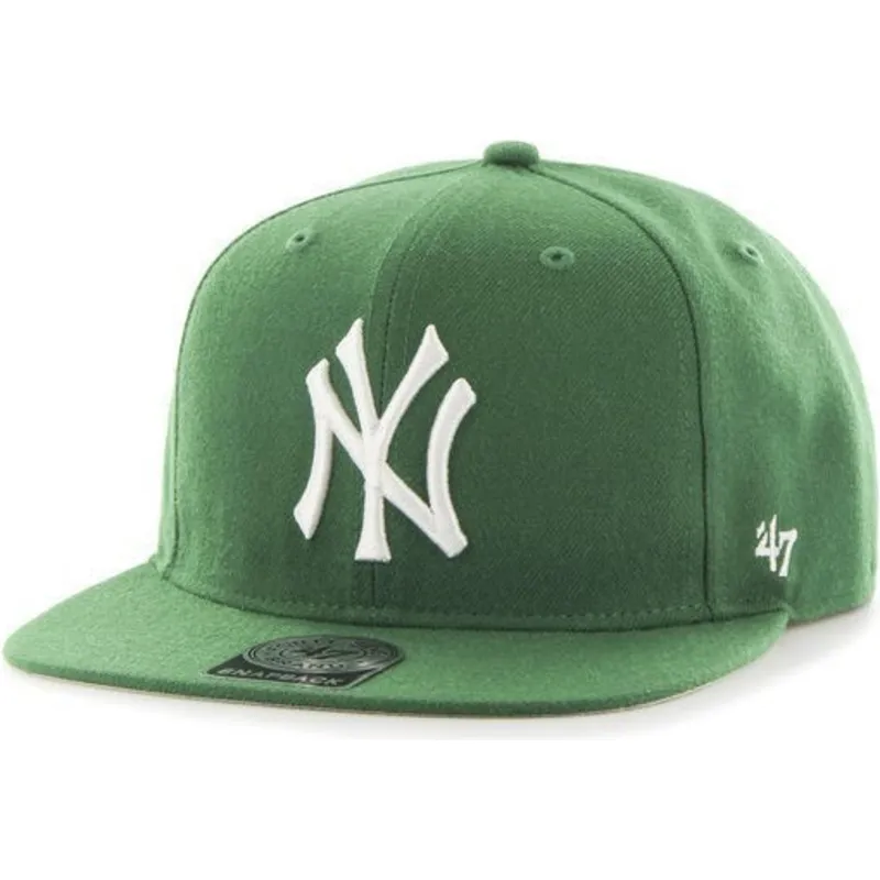 sapkak-lapos-zold-snapback-new-york-yankees-mlb-47-brand